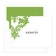 Damask Scroll Folded Note Cards Image 11 of 14